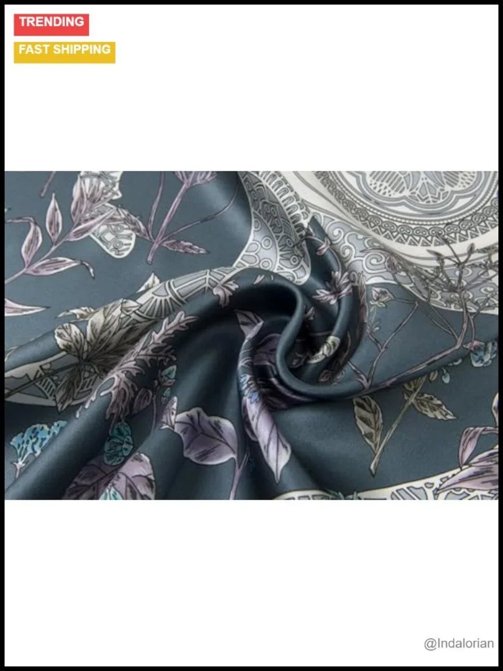 100% Mulberry Silk Scarf 35
